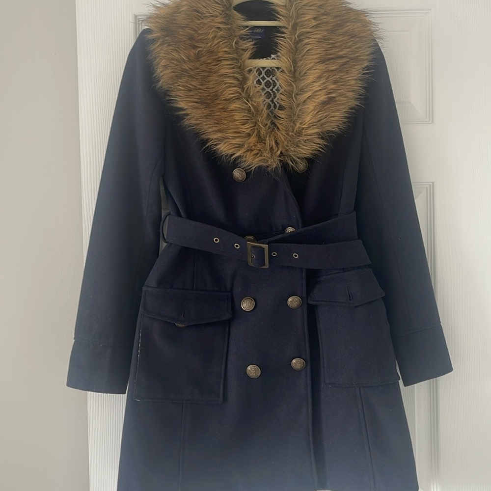 Navy blue coat